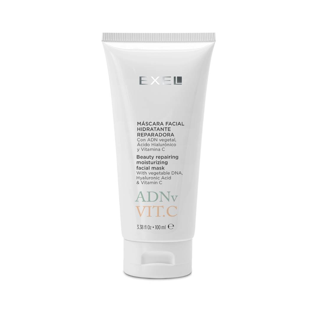 MÁSCARA HIDRATANTE REPARADORA con ADN vegetal, Ácido Hialurónico y Vitamina C
