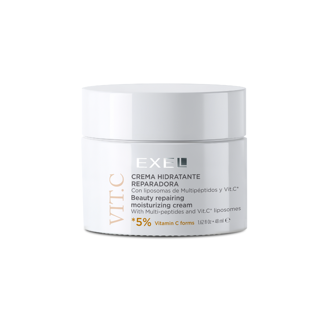 CREMA HIDRATANTE REPARADORA con Liposomas de Multipéptidos y de Vitamina C