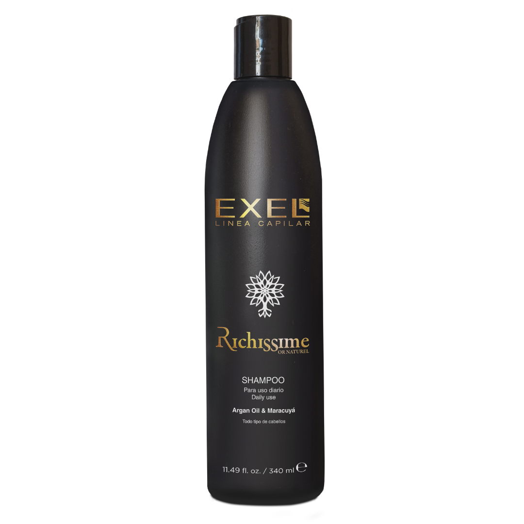 Shampoo Richissime con oleo de argan y maracuyá
