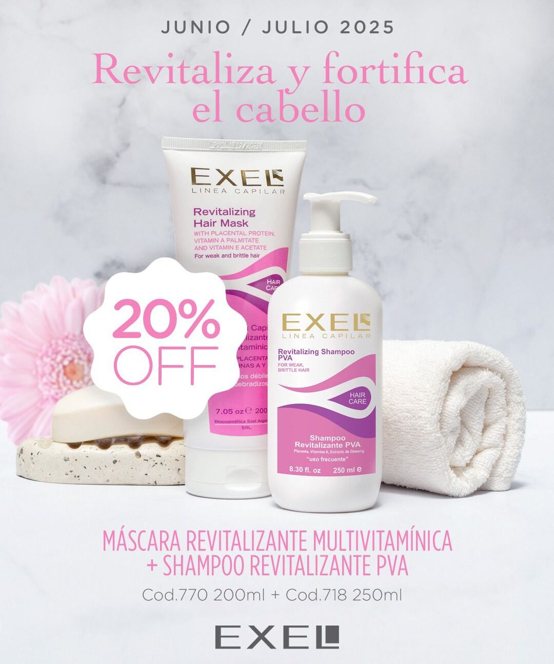 PROMO BOOK: Revitaliza y Fortifica el Cabello (Junio-Julio)