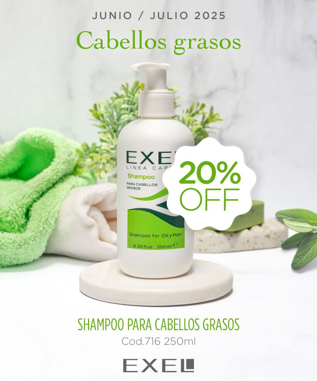 PROMO BOOK: Shampoo para Cabellos Grasos (Junio-Julio)
