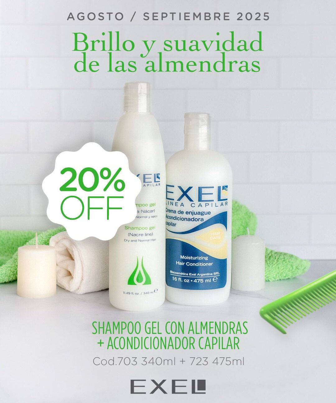 PROMO BOOK: Brillo y Suavidad de las Almendras (Agosto-Septiembre)