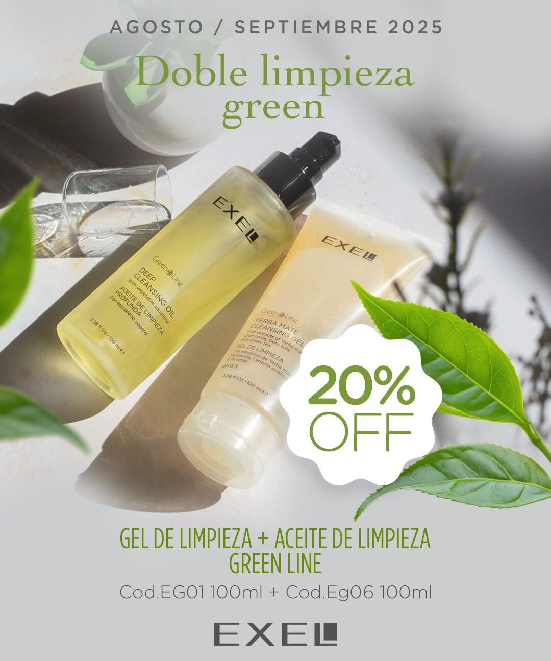 PROMO BOOK: Doble Limpieza Green (Agosto-Septiembre)