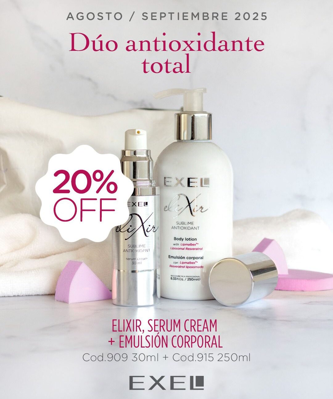 PROMO BOOK: Duo Antioxidante Total (Agosto-Septiembre)
