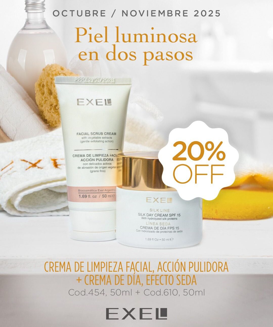 PROMO BOOK: Piel Luminosa en dos pasos (Octubre-Noviembre)