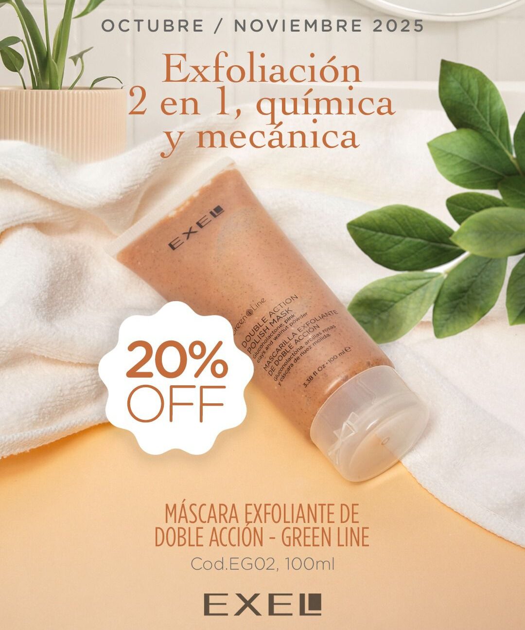 PROMO BOOK: Exfoliación 2 en 1, química y mecánica (Octubre-Noviembre)