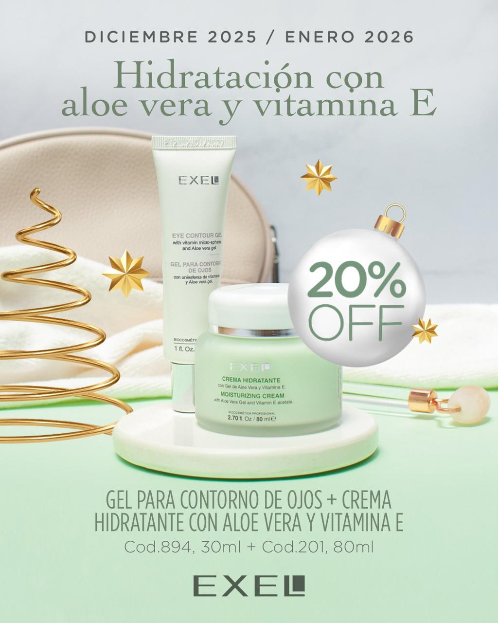 PROMO BOOK: Hidratación con aleo vera y vitamina E (Diciembre-Enero)