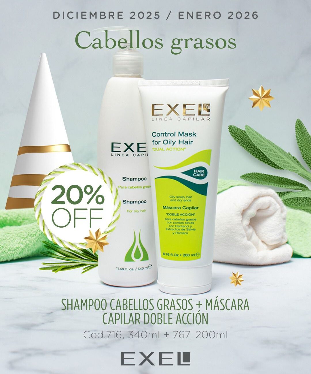 PROMO BOOK: Cabellos grasos (Diciembre-Enero)