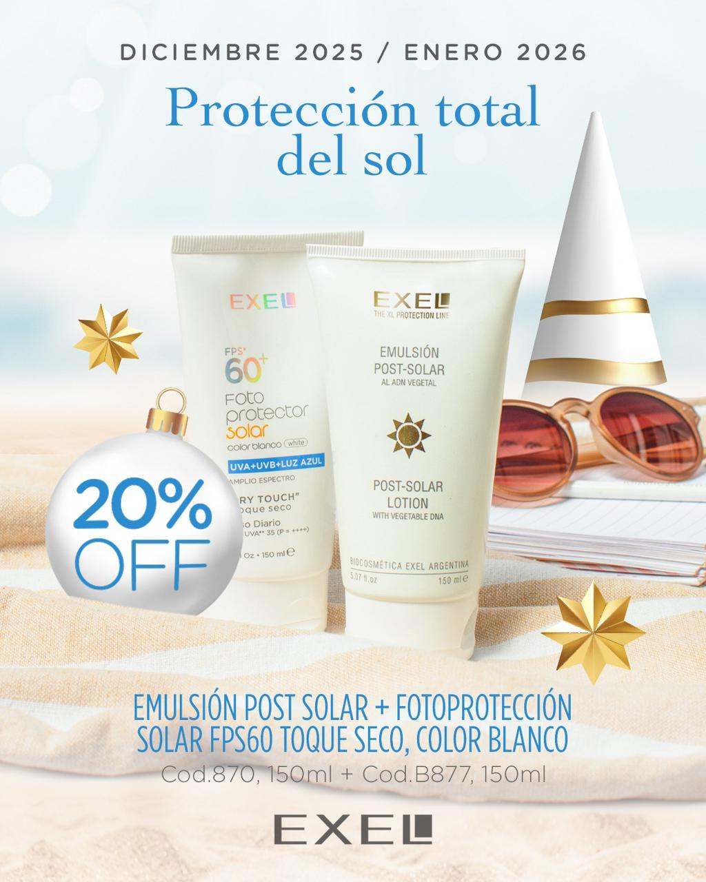 PROMO BOOK: Protección total del sol (Diciembre-Enero)