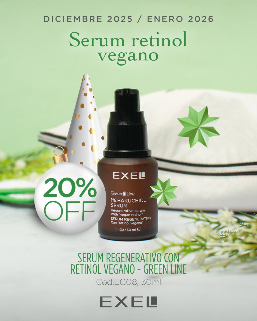 PROMO BOOK: Serum retinol vegano (Diciembre-Enero)