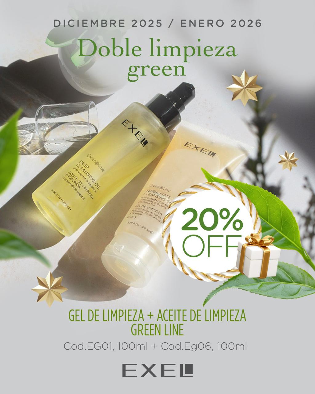 PROMO BOOK: Doble limpieza green (Diciembre-Enero)