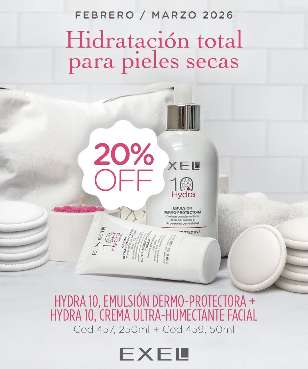 PROMO BOOK: Hidratación total para pieles secas (Febrero-Marzo)